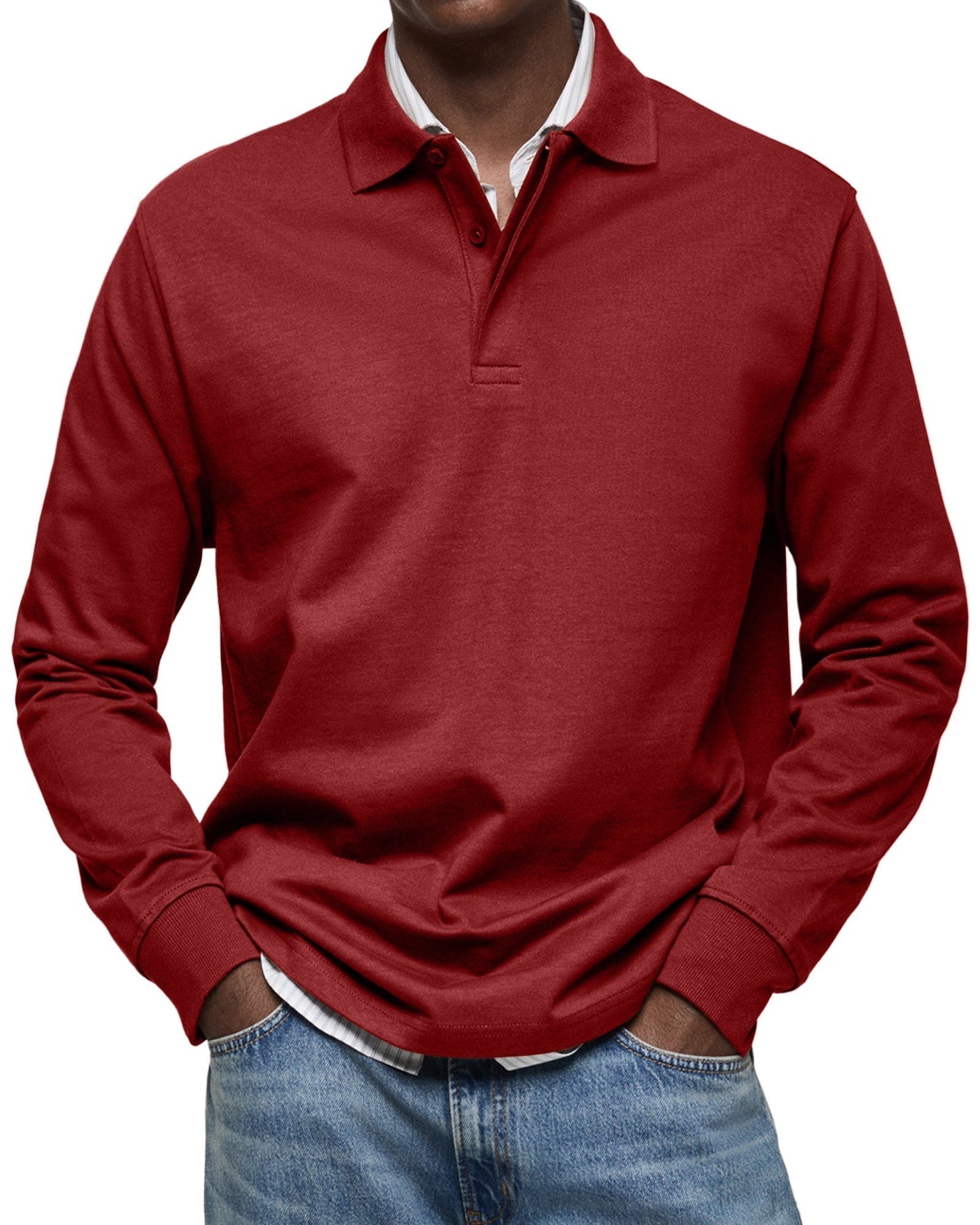 Marc-André | POLO DE LUXE À MANCHES LONGUES