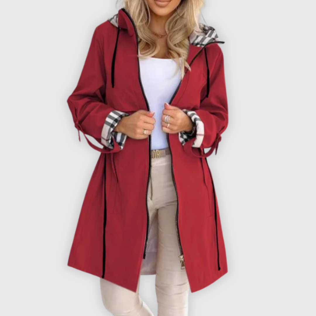 Nora | Manteau zippé imperméable et coupe-vent