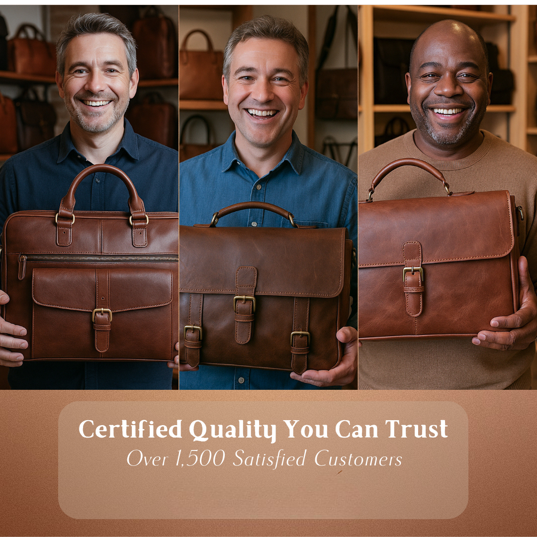 Carter - Sac à bandoulière multifonction en cuir pour hommes