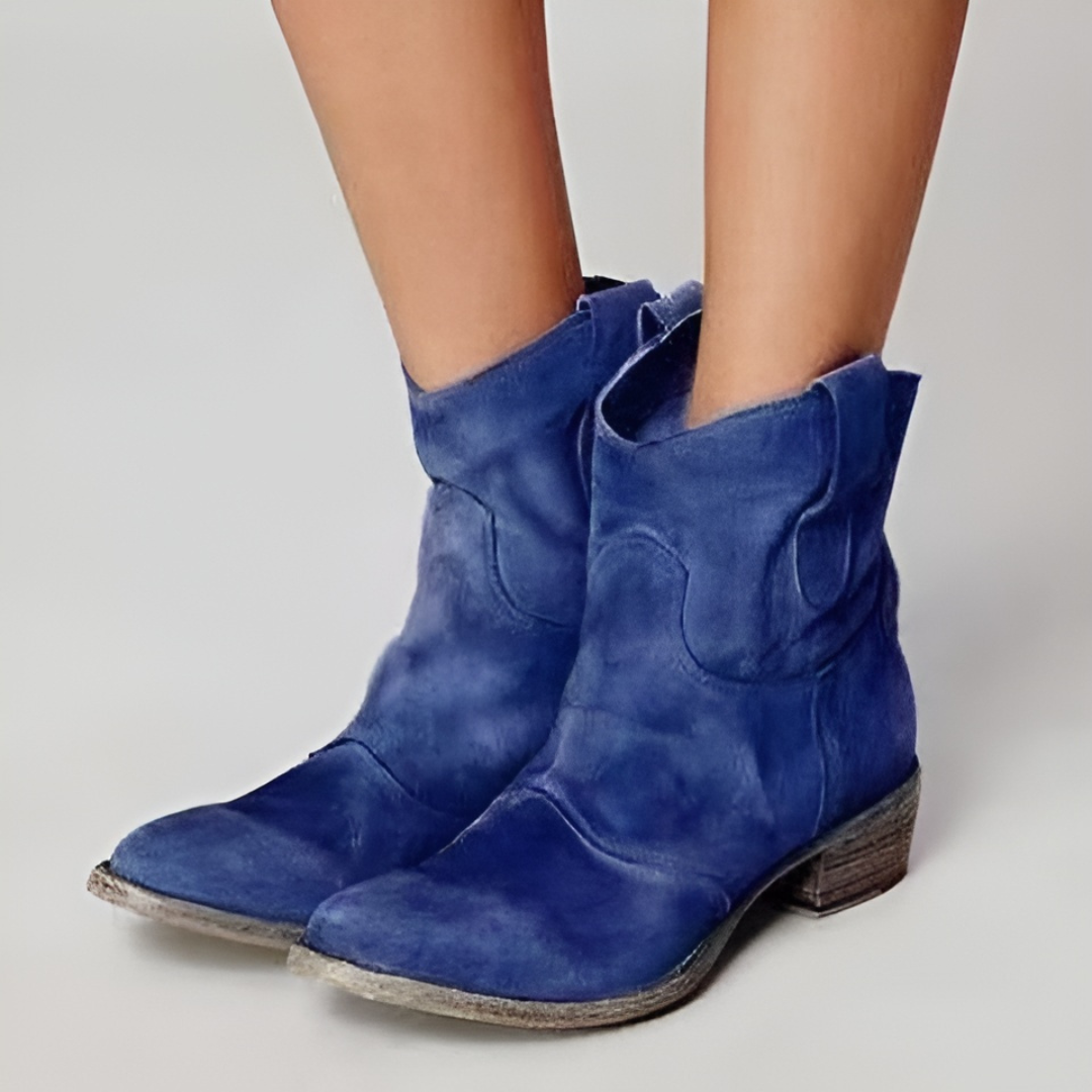 La Maison Élise® | Élégantes Bottines en Suède