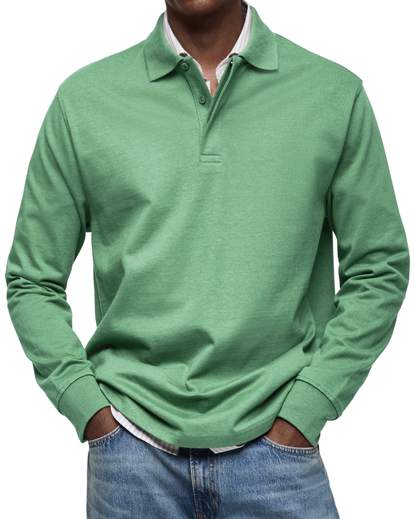 Marc-André | POLO DE LUXE À MANCHES LONGUES