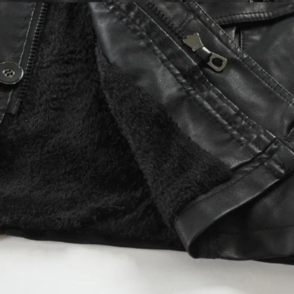 Léa | Veste de Biker Élégante