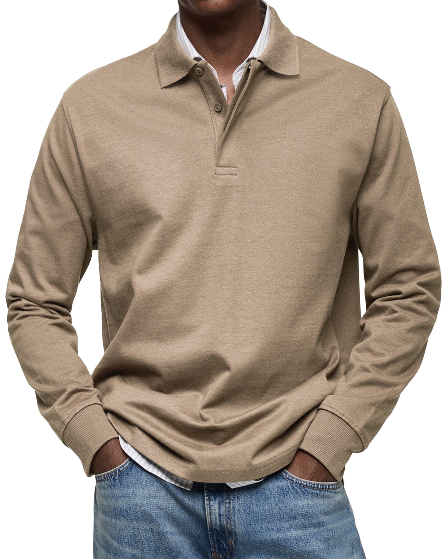 Marc-André | POLO DE LUXE À MANCHES LONGUES