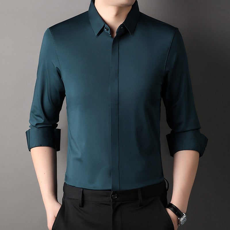 Chemise Extensible Anti-Rides