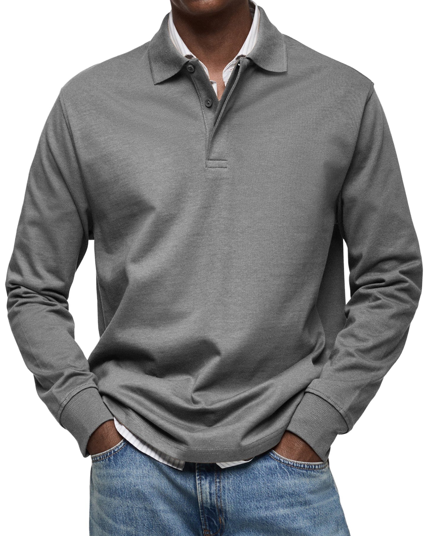 Marc-André | POLO DE LUXE À MANCHES LONGUES