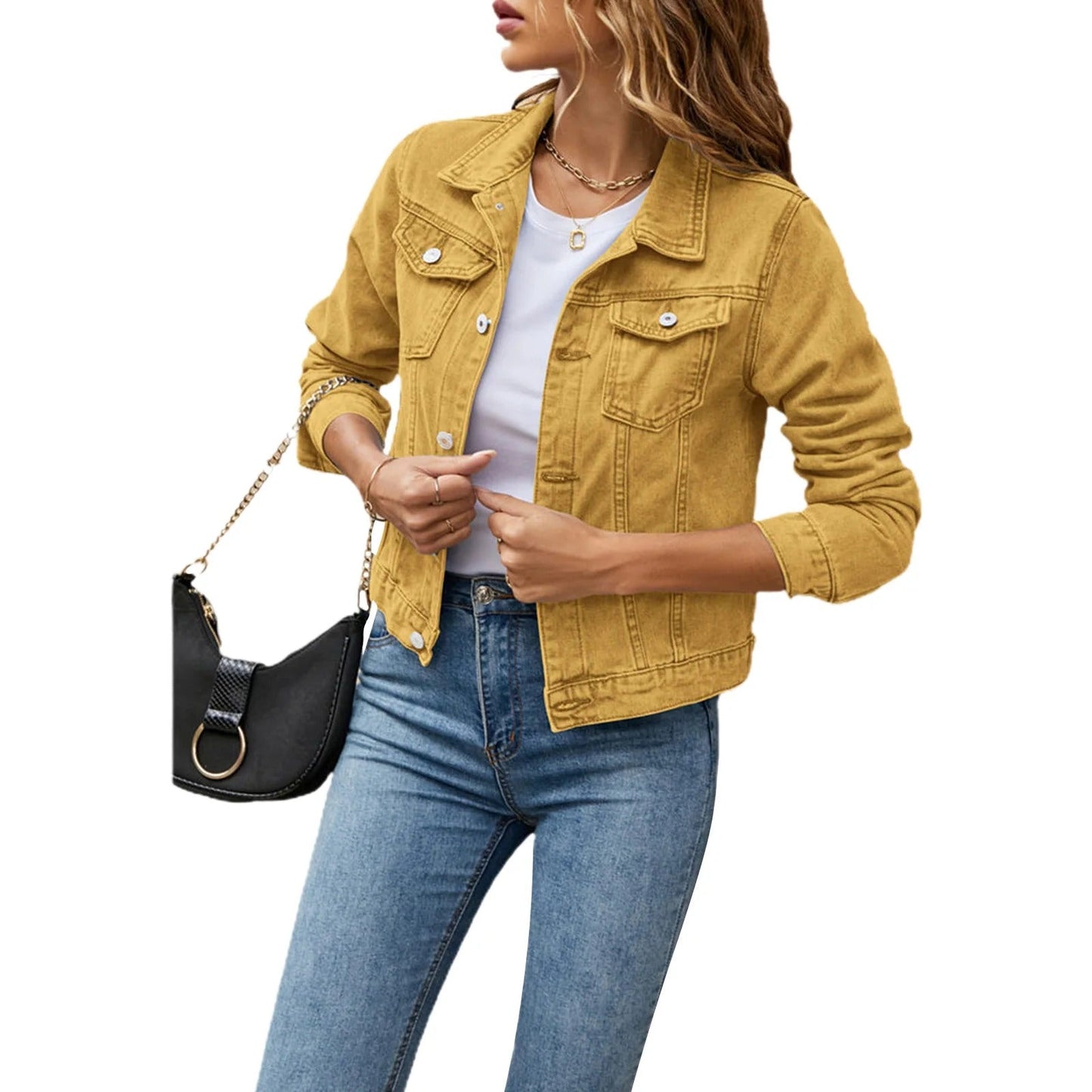 Sof™ | Veste en Denim Décontractée Élégante