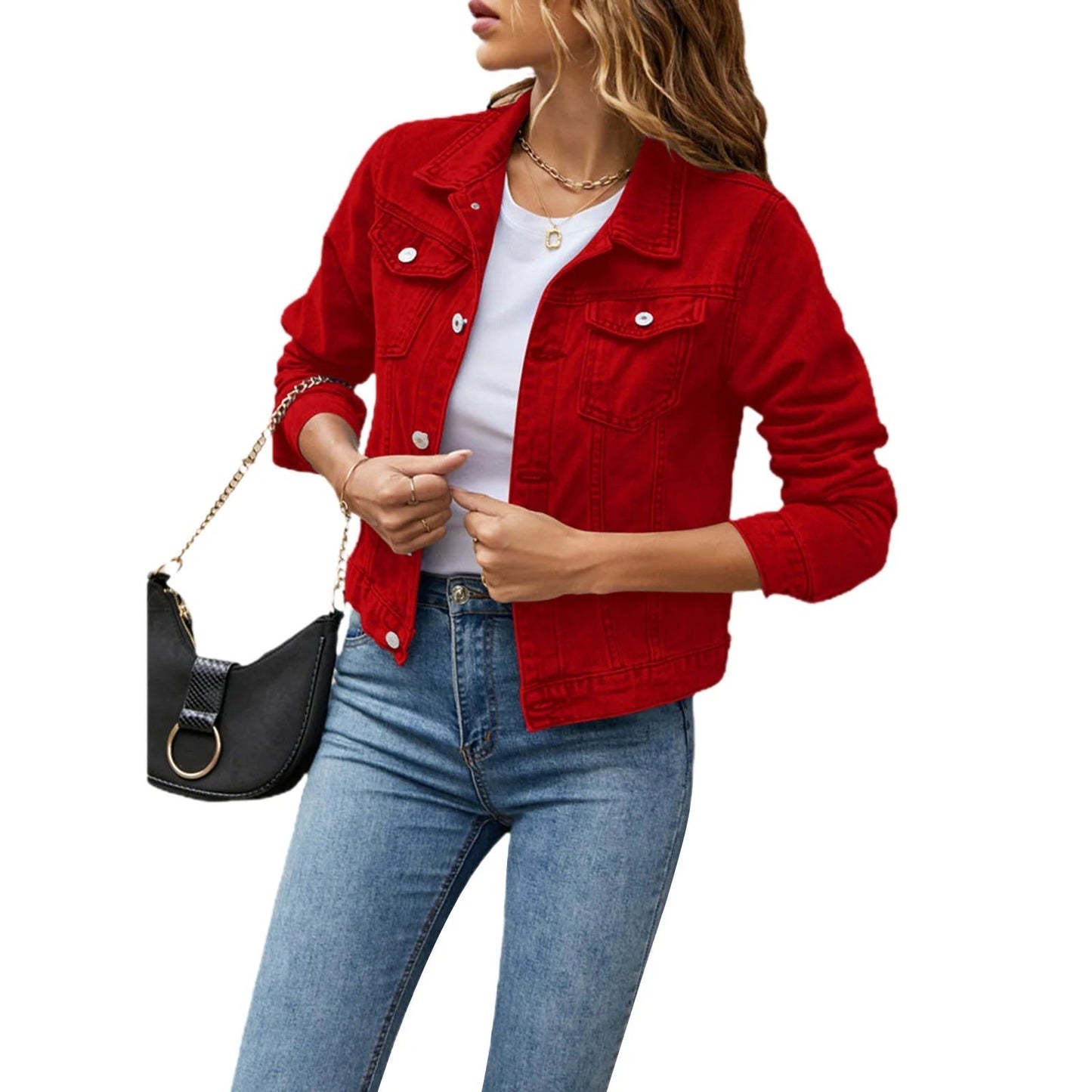 Sof™ | Veste en Denim Décontractée Élégante