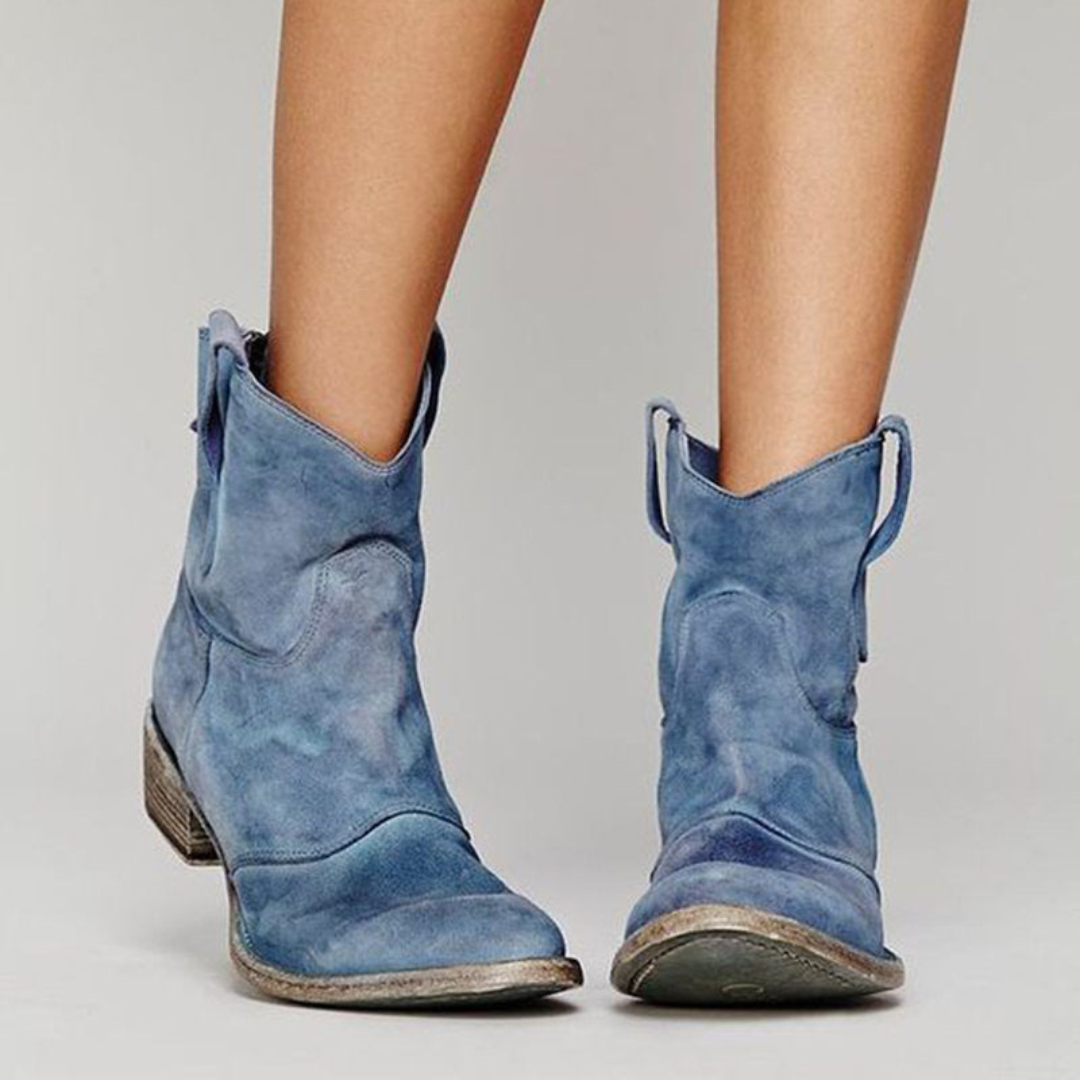 La Maison Élise® | Élégantes Bottines en Suède