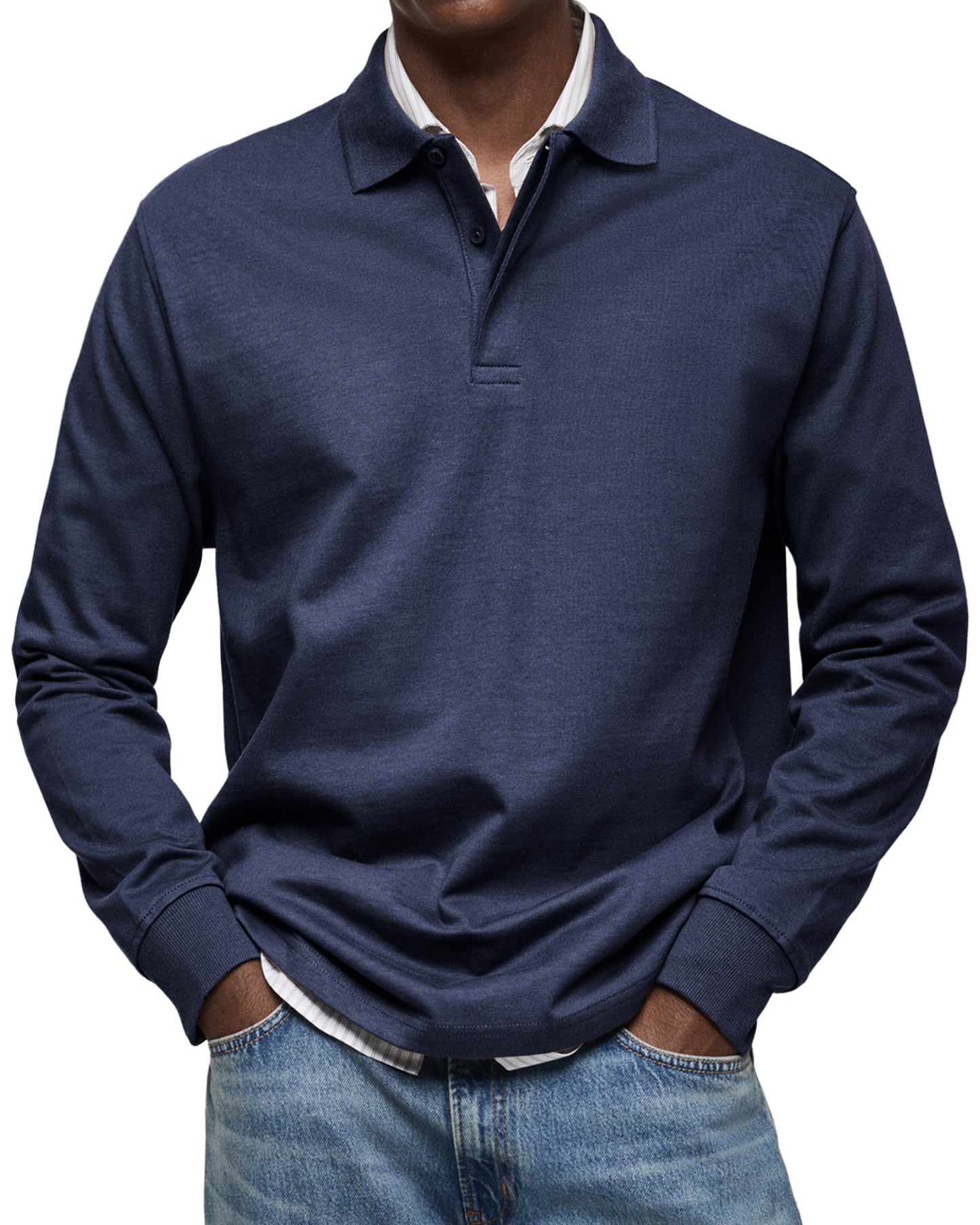 Marc-André | POLO DE LUXE À MANCHES LONGUES