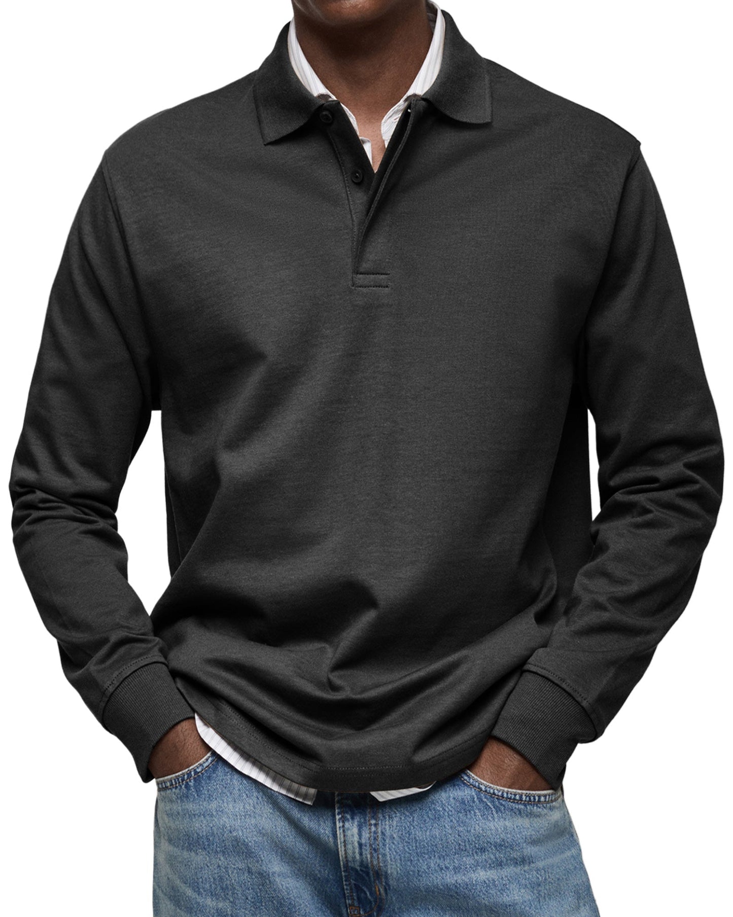 Marc-André | POLO DE LUXE À MANCHES LONGUES