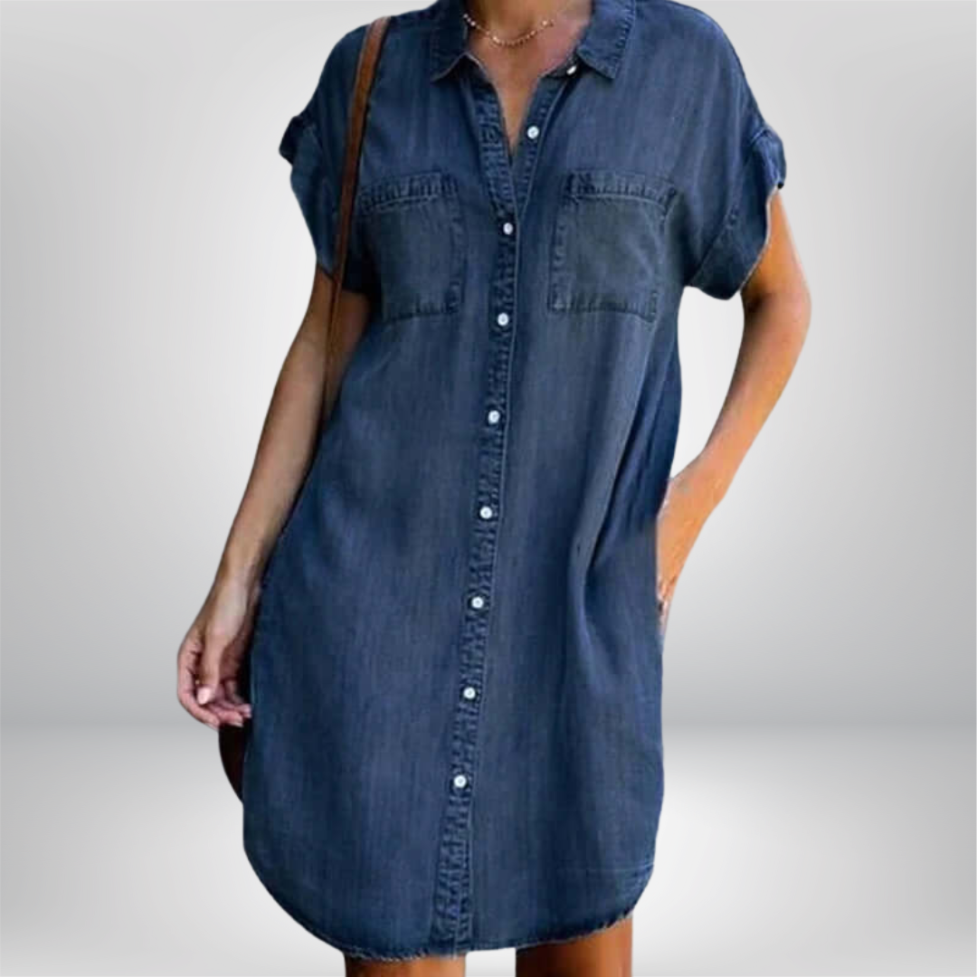 Vera® | Robe en Jean Décontractée