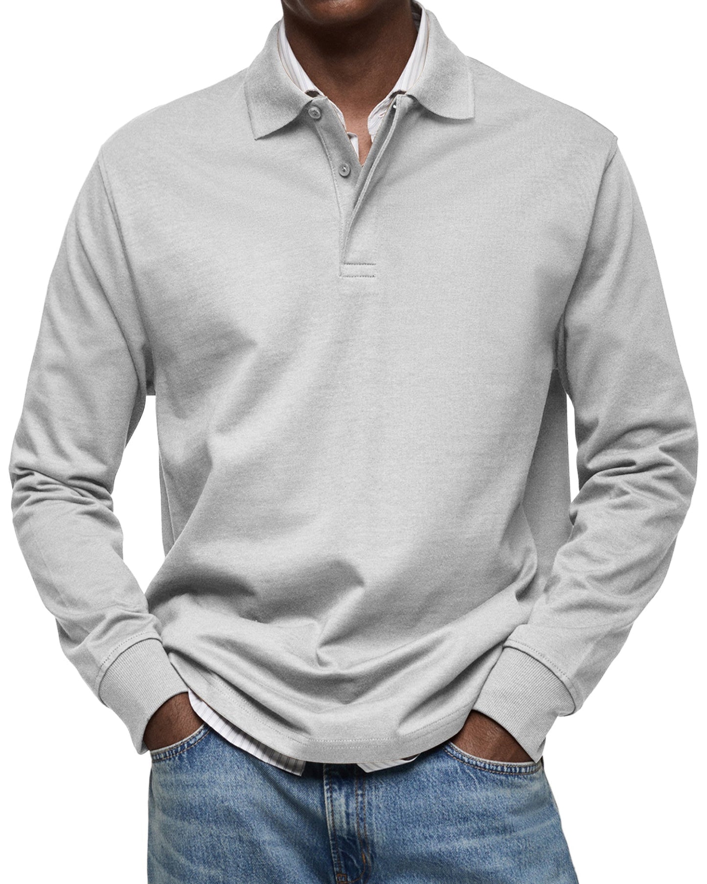 Marc-André | POLO DE LUXE À MANCHES LONGUES