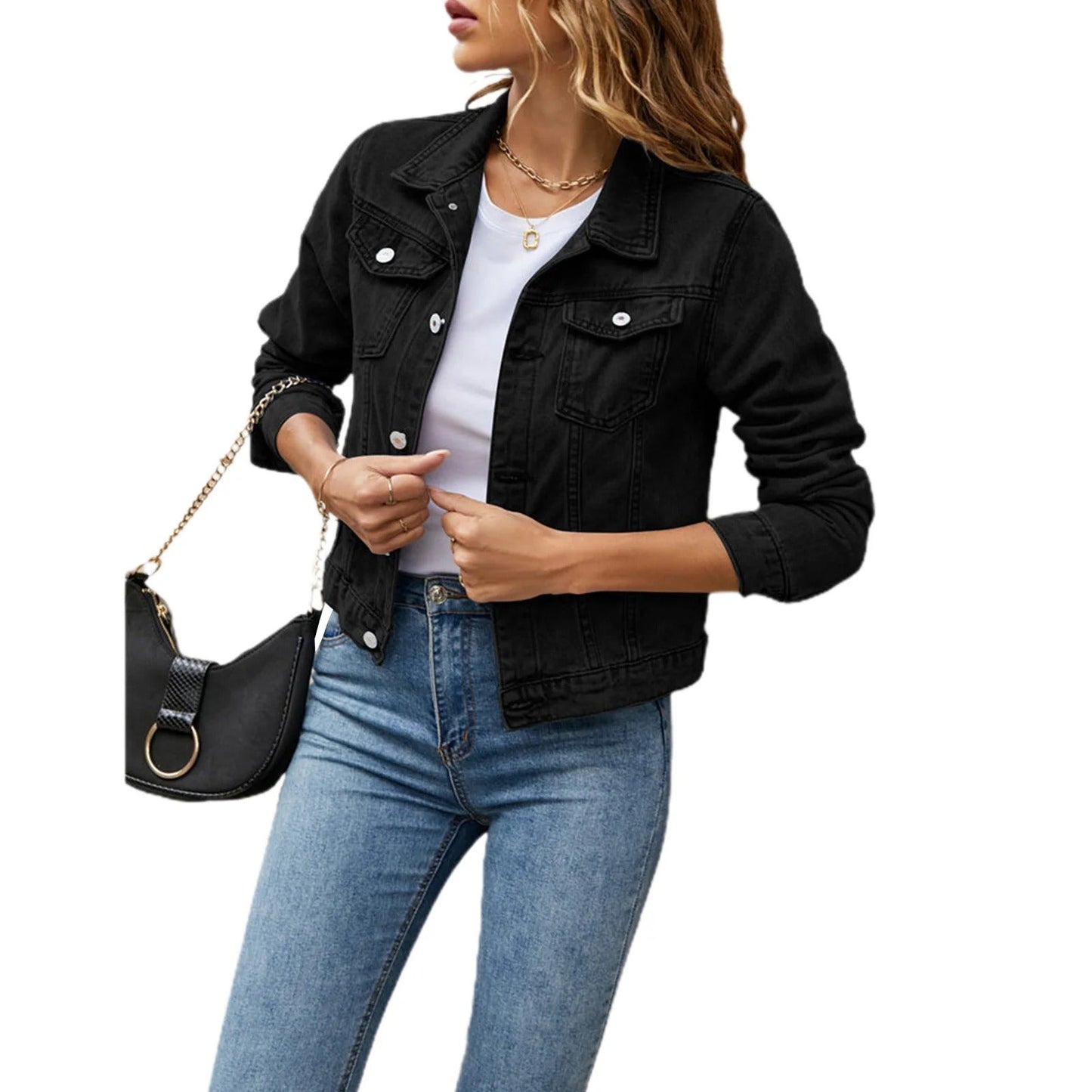Sof™ | Veste en Denim Décontractée Élégante