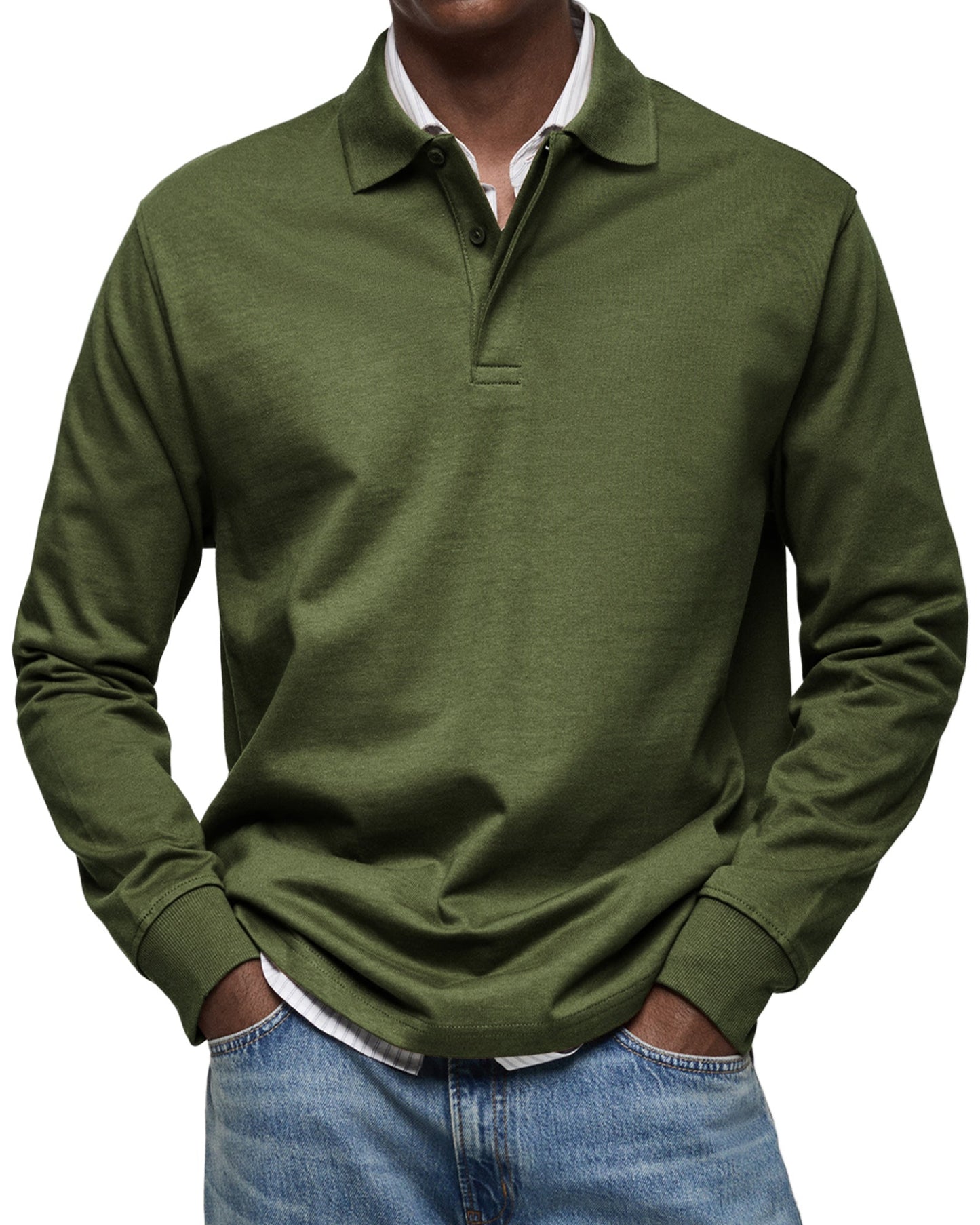Marc-André | POLO DE LUXE À MANCHES LONGUES