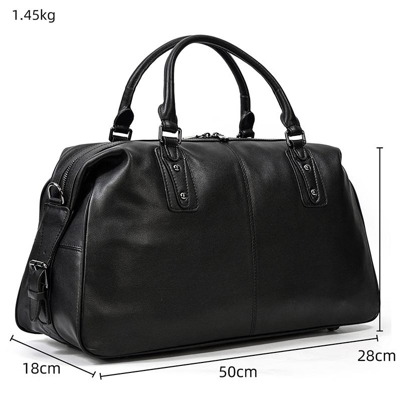 Justin - Sac de Voyage en Cuir de Vache Souple