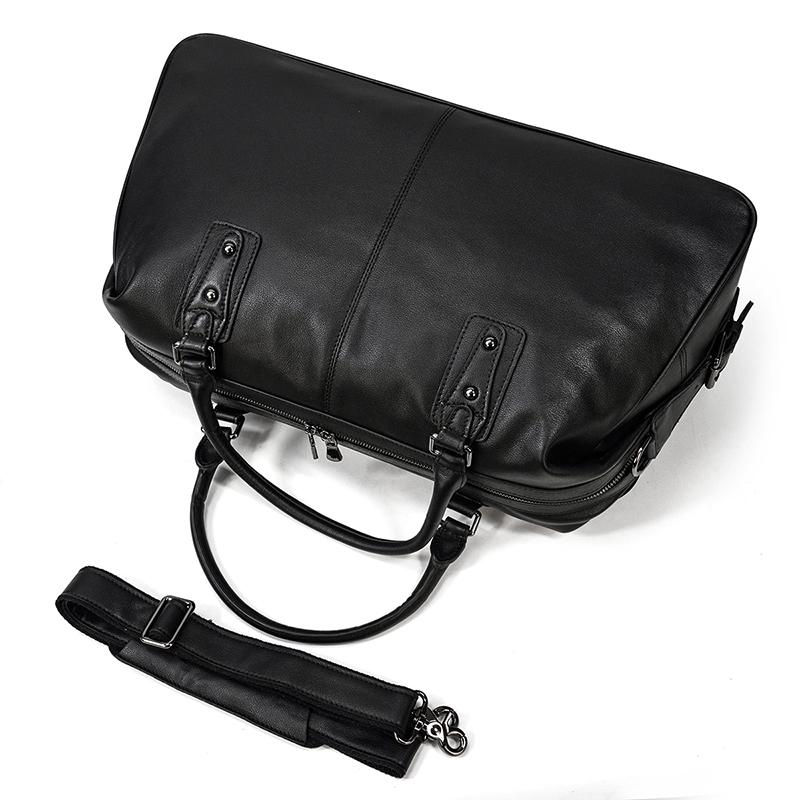 Justin - Sac de Voyage en Cuir de Vache Souple