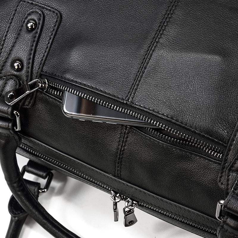 Justin - Sac de Voyage en Cuir de Vache Souple