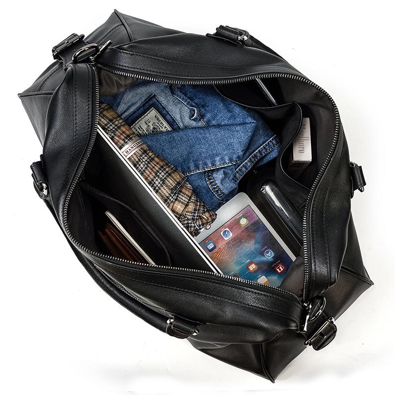 Justin - Sac de Voyage en Cuir de Vache Souple
