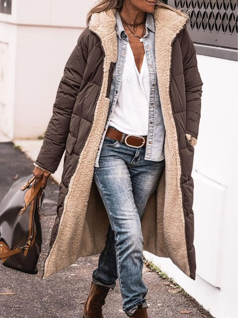 Reversible Long Coat Avery