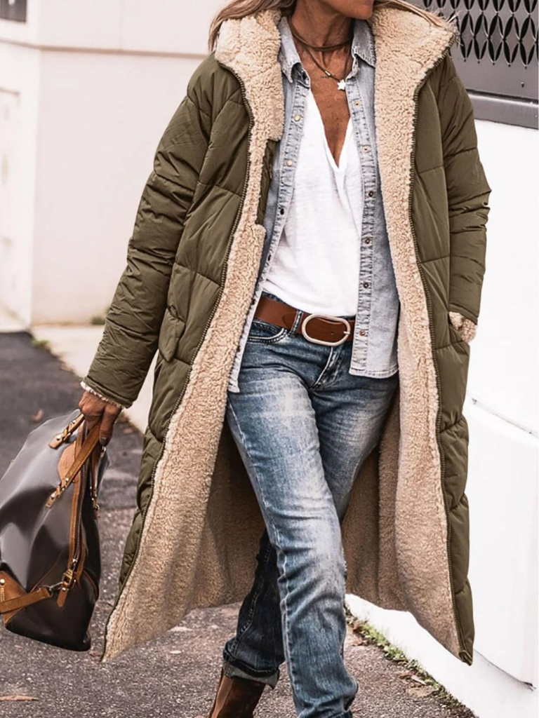 Reversible Long Coat Avery