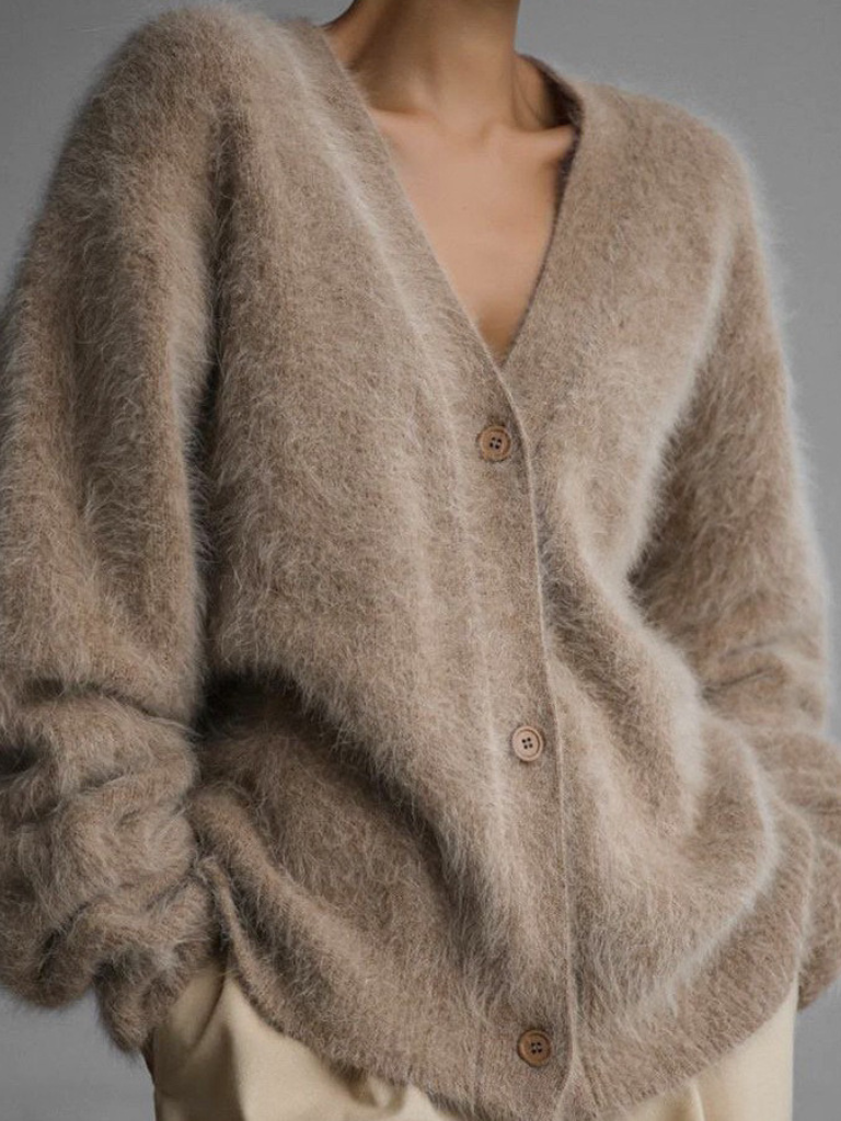 Celeste Fuzzy Luxe Cardigan