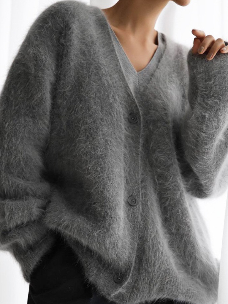 Celeste Fuzzy Luxe Cardigan