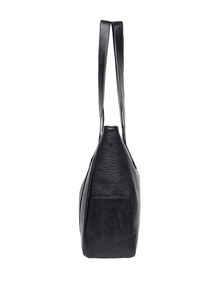 PEggy Structured PU Tote Bag