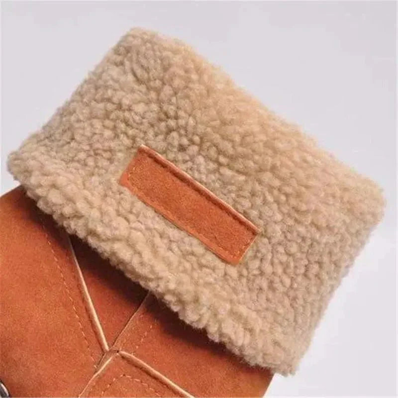 La Maison Élise® | Mi-Mollet en Laine Bottes