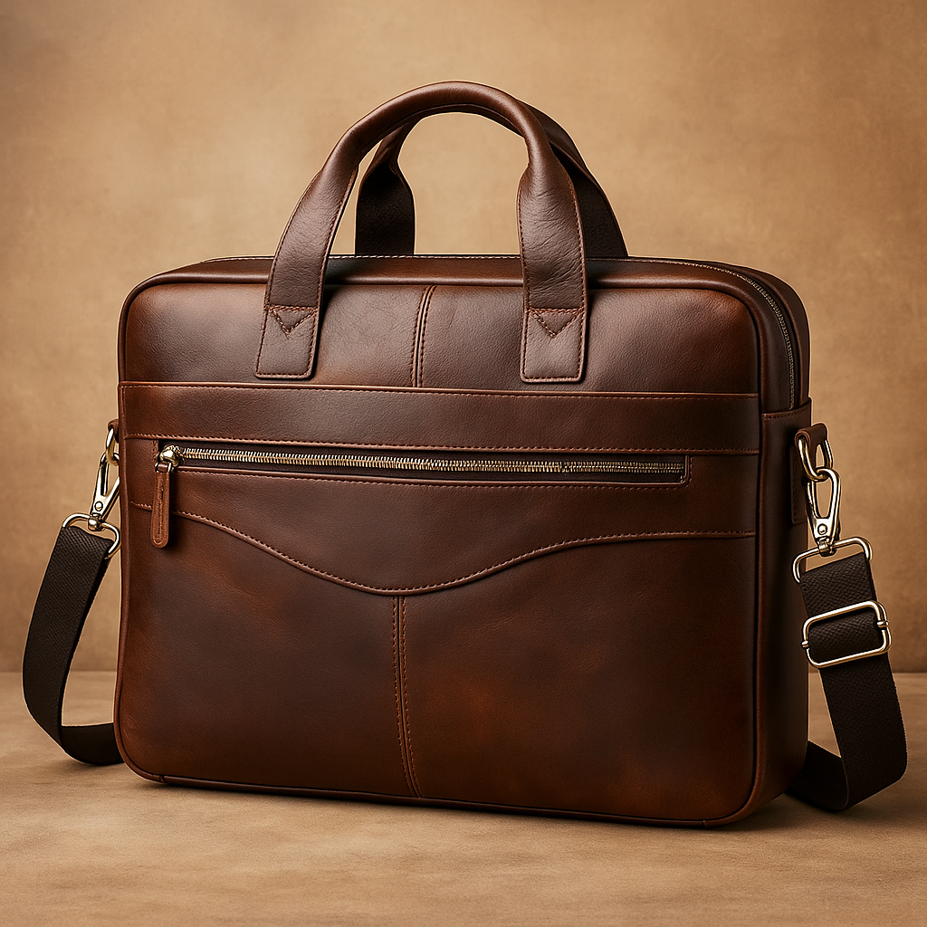 Tyler - Sacoche en cuir vintage à bandoulière