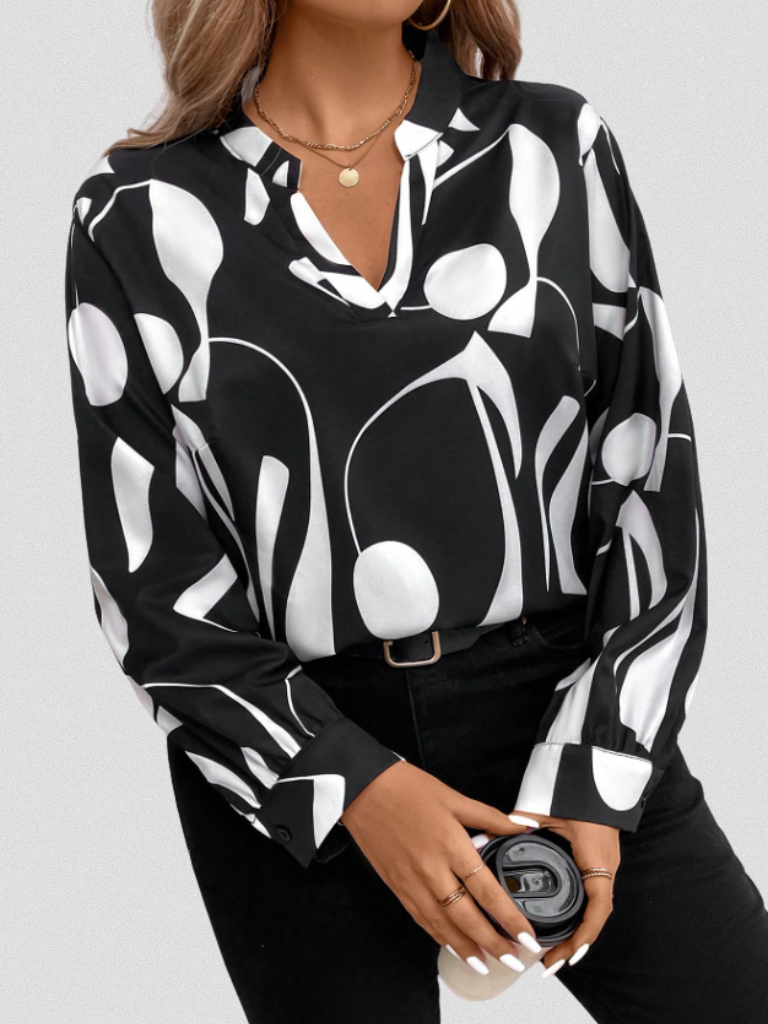 Blouse Lyra aspect satiné
