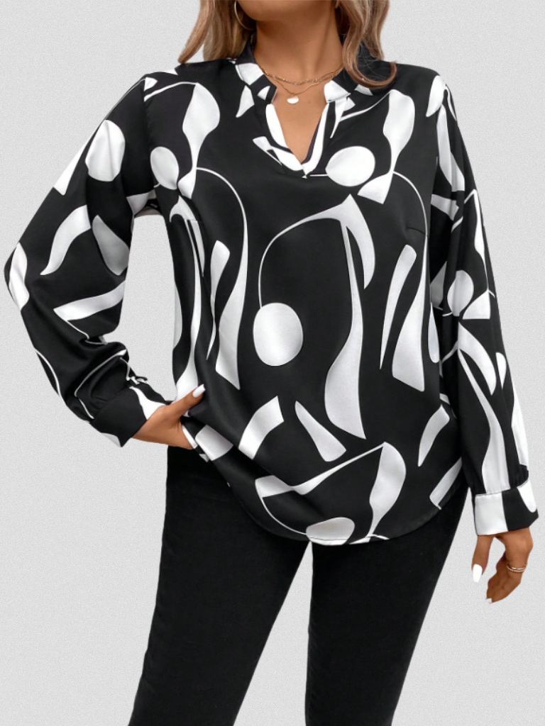 Blouse Lyra aspect satiné