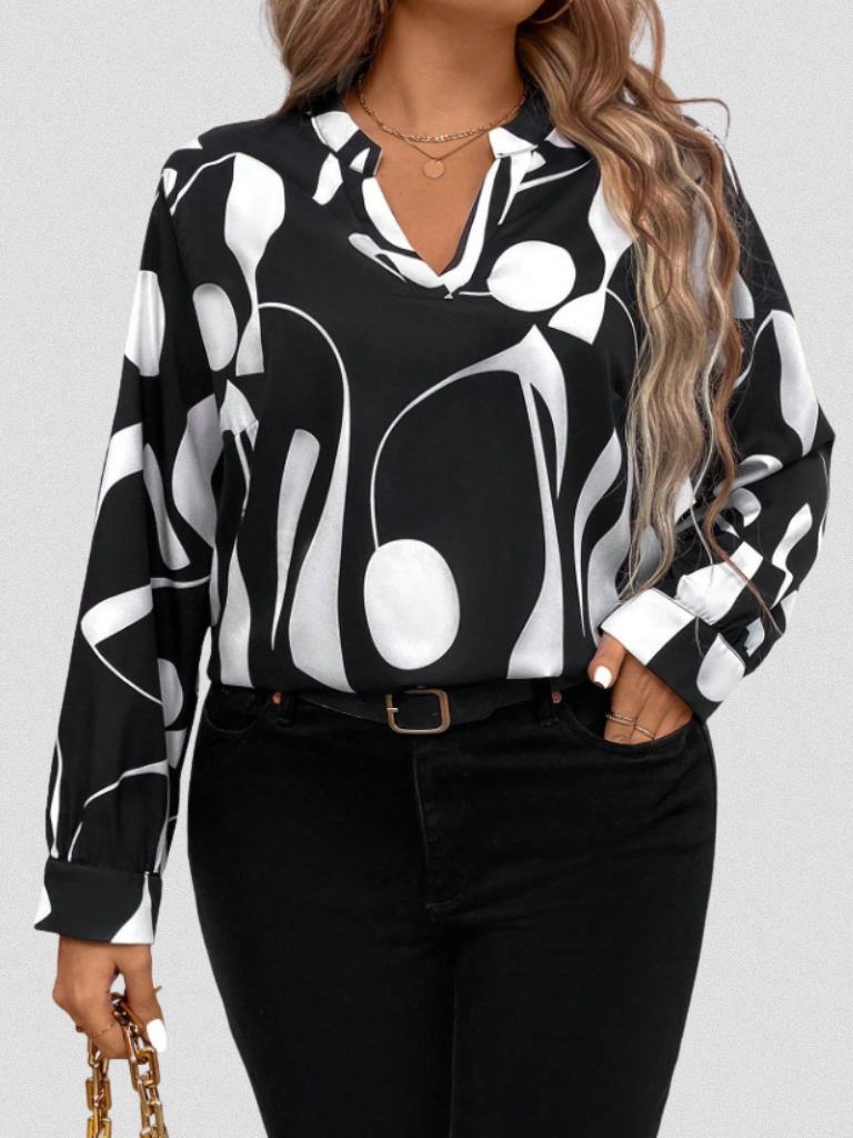Blouse Lyra aspect satiné