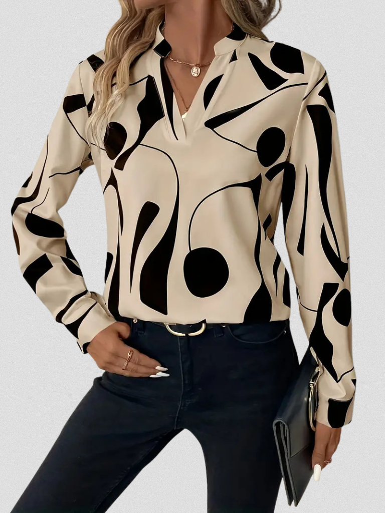 Blouse Lyra aspect satiné