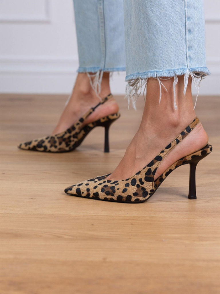 Sandalettes à Talon Slingback Isabelle
