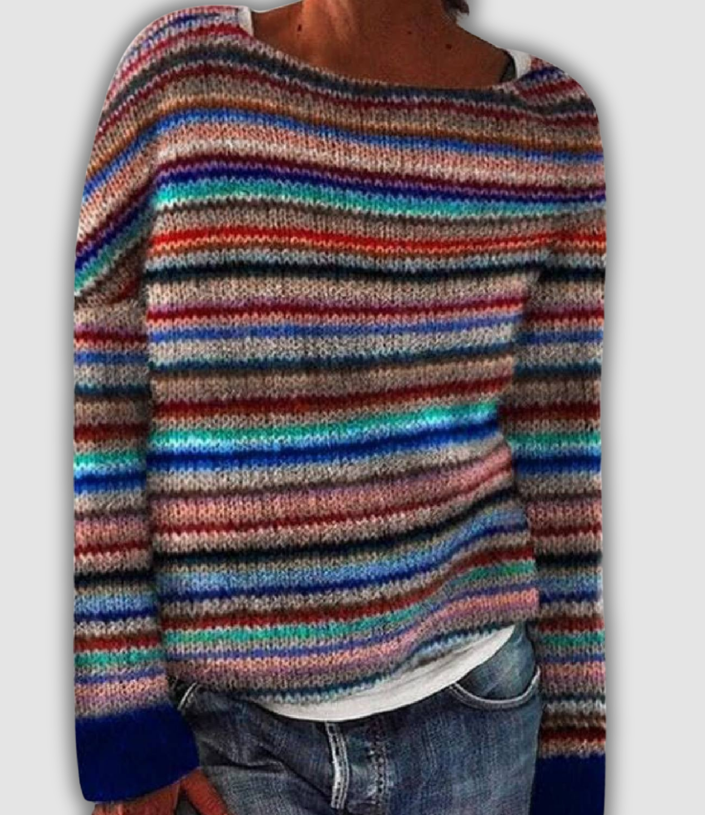 Jorine | Pull rétro élégant
