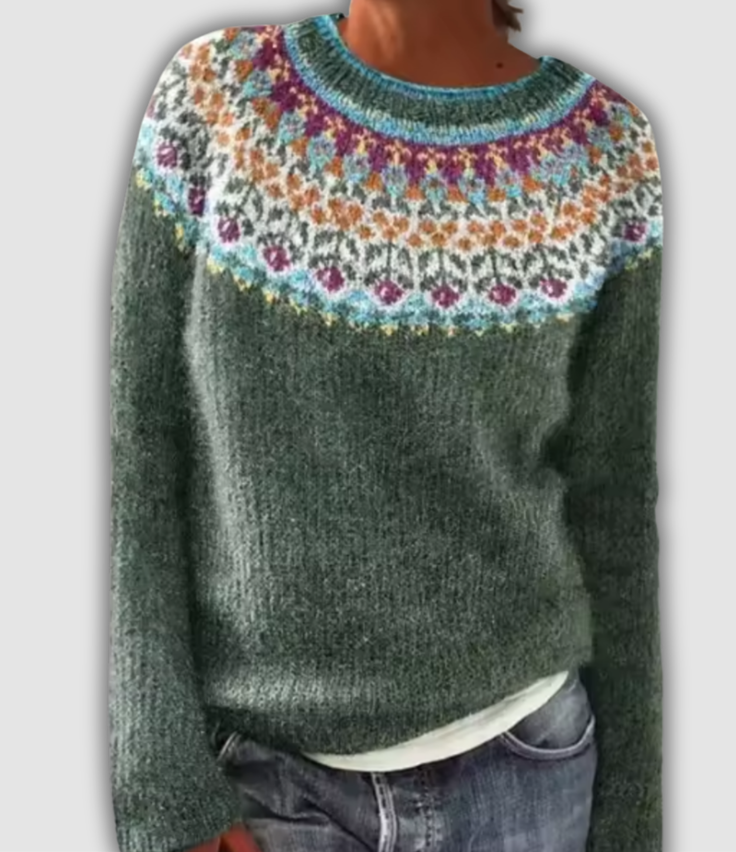 Célia | Pull rétro chic