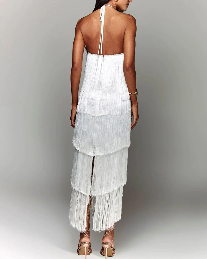 Eva | Robe avec des franges