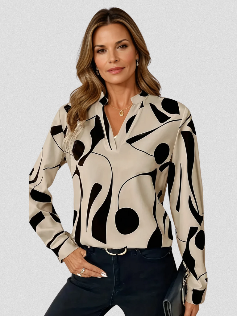 Blouse Lyra aspect satiné