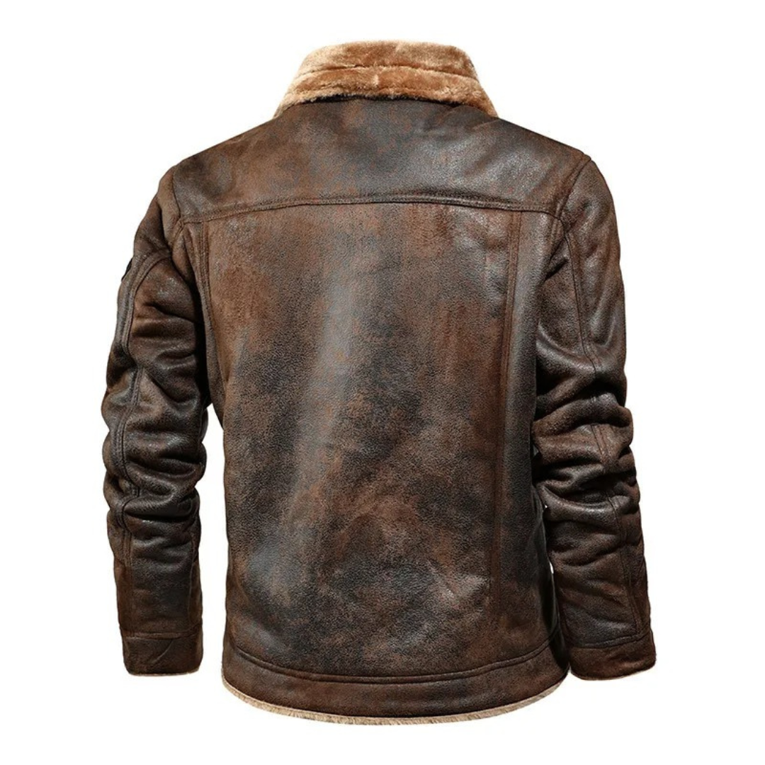 Viktor™ | Veste en cuir élégante et polyvalente pour hommes