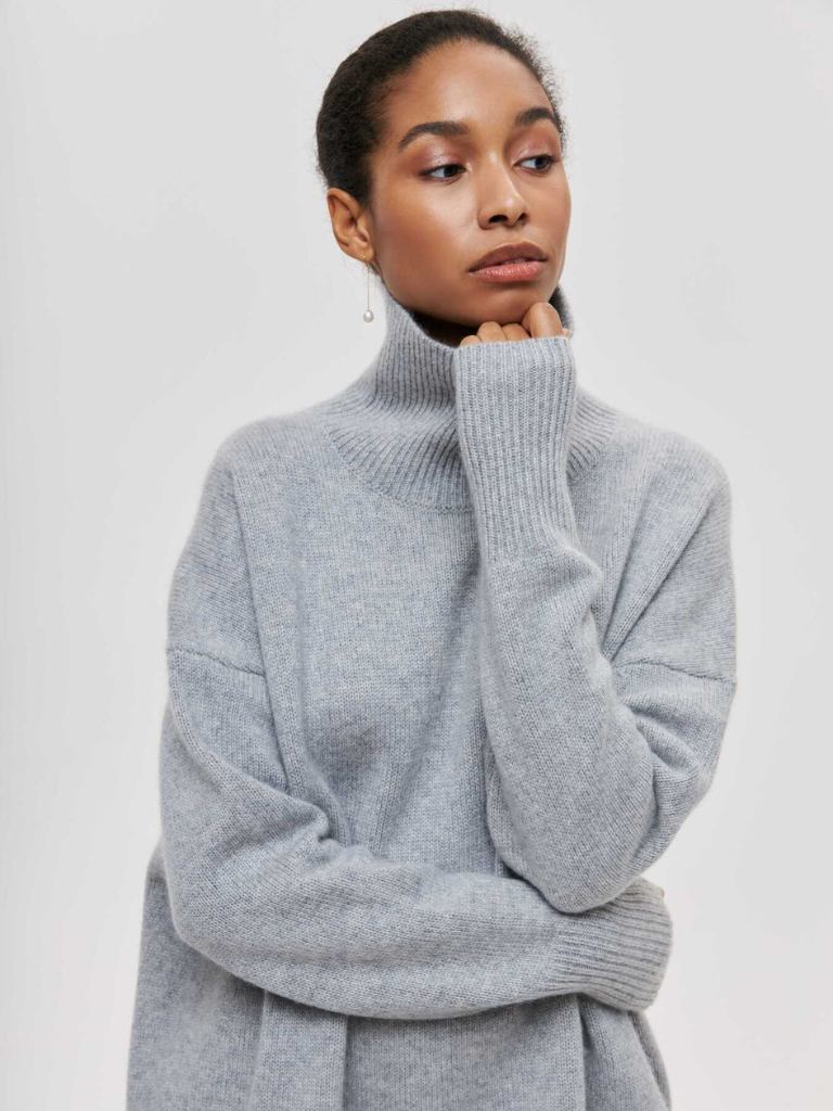 ELENA Haut Col Tricot