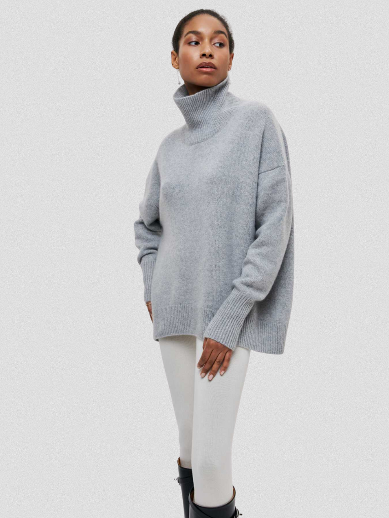 ELENA Haut Col Tricot