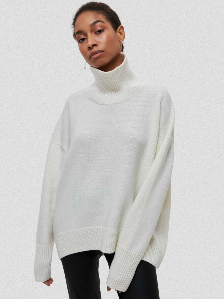 ELENA Haut Col Tricot