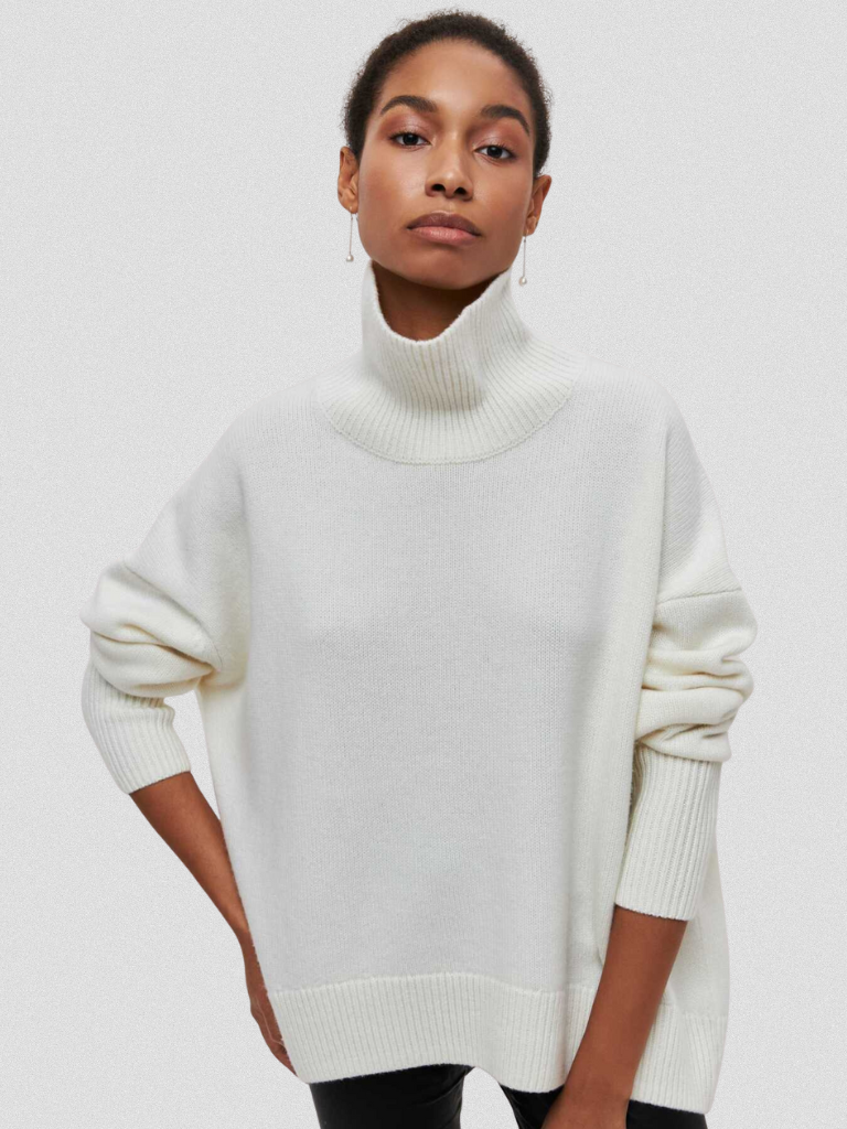 ELENA Haut Col Tricot