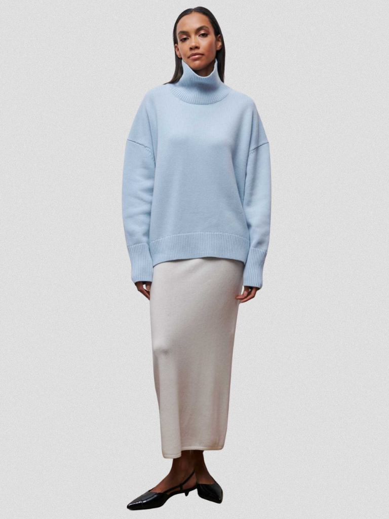 ELENA Haut Col Tricot