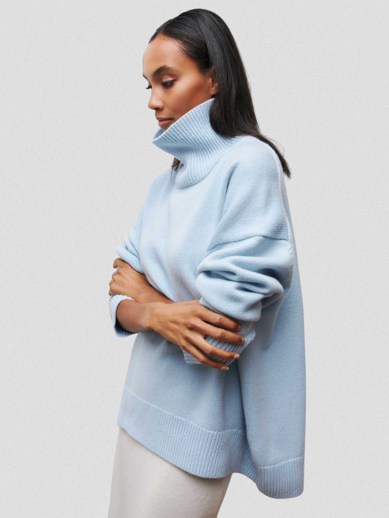 ELENA Haut Col Tricot