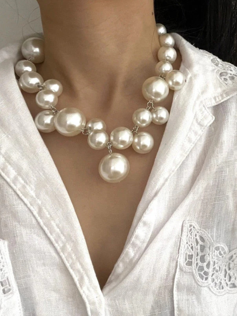 Collier Maria Bold En Perles