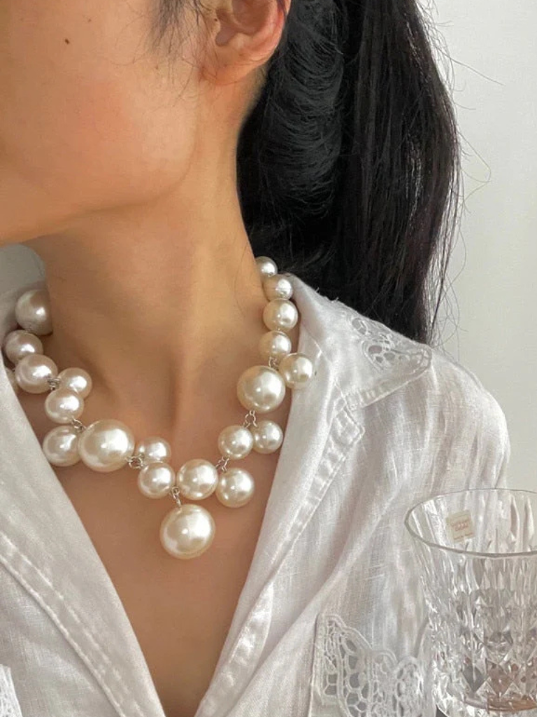 Collier Maria Bold En Perles