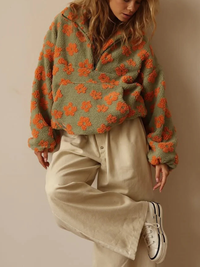 Roxanne Fleece Sweatshirt