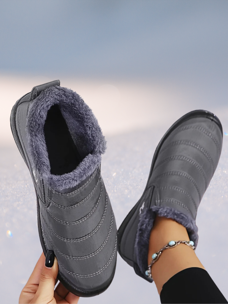 Vicky Cozy Winter Slip-On Boots