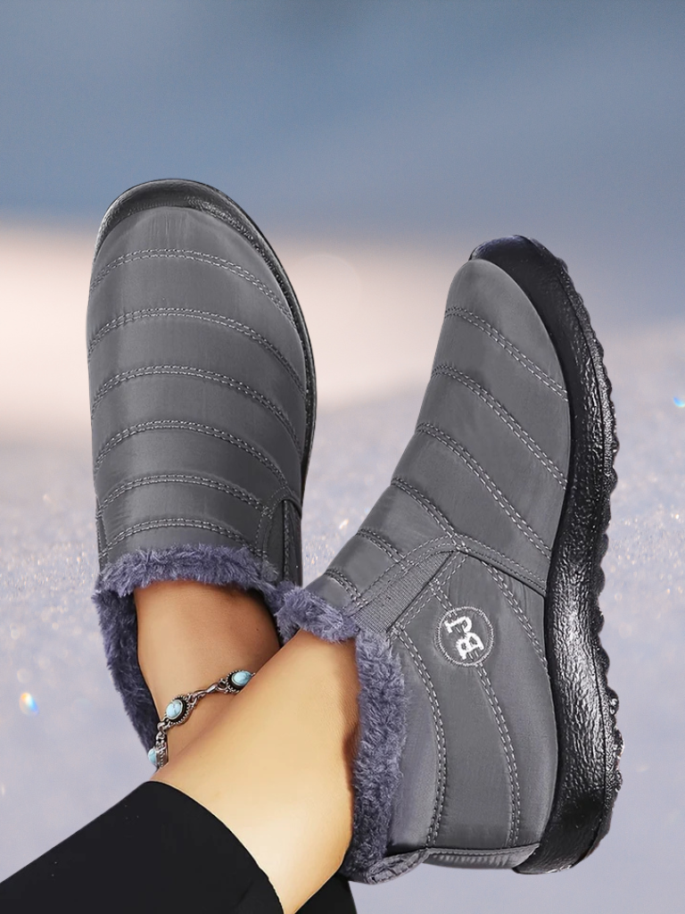 Vicky Cozy Winter Slip-On Boots
